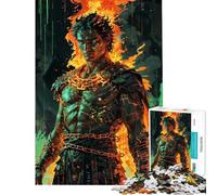 Puzzle de 1000 pièces pour Adultes Prométhée Ascendant Forgé dans Le feu Divin Jeu Manuel Anti-Stress pour Noël ou Un Anniversaire (Dimensions 50x75cm)