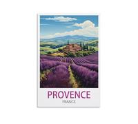 Puzzle de 1000 pièces pour Adultes - Provence, France - Puzzle en Papier recyclé - 1000 pièces - Jeu Familial Amusant et Stimulant - Idée 50 x 70 cm
