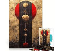 Puzzle de 1000 pièces pour Adultes Puissance céleste Minimalisme Précision Jeu de Coordination Amusant et Stimulant Temps de détente Cadeau Artistique de Noël (38x52cm)