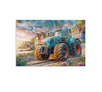 Puzzle de 1000 pièces pour Adultes, Puzzle 3D, Images Haute résolution, décoration intérieure, Salon, décoration Murale.Technologie Intelligente des tracteurs 50x70cm