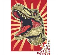 Puzzle de 1000 pièces pour Adultes - Puzzle carré en Bois sur Le thème des Dinosaures - Jeu éducatif et Amusant - 1000 pièces (75 x 50 cm)