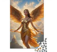 Puzzle de 1000 pièces pour Adultes, Puzzle carré en Papier représentant Un Ange, Jeu éducatif et Amusant (38 x 26 cm).