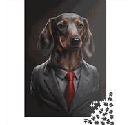 Puzzle de 1000 Pièces pour Adultes | Puzzle Chien Saucisse | 1000 Pièces Puzzles, Jeux éducatifs, Puzzle de Décoration de la Maison (38x26cm)