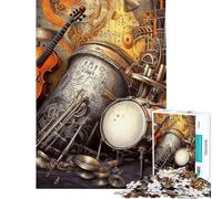 Puzzle de 1000 pièces pour Adultes Puzzle Cyberpunk Serenade Puzzles pour Adolescents Jeux familiaux Une œuvre d'art activités Amusantes à la Maison (Taille 38x52cm)
