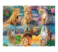Puzzle de 1000 pièces pour Adultes, Puzzle de la Cascade de Brown Bear Creek, Cadeau Puzzle, Puzzle en Papier 38 x 52 cm