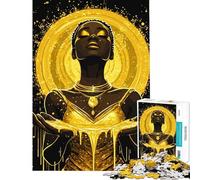 Puzzle de 1000 pièces pour Adultes Puzzle Déesse d'or Cadeau Anti-Stress Jeu d'assemblage Idéal pour Les Amateurs de Jeux (Dimensions 38x52cm)
