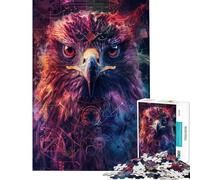 Puzzle de 1000 pièces pour Adultes Puzzle du rituel de l'aigle Antique Jeu Familial Défi Difficile Cadeau pour Les Amis et la Famille (Dimensions 38x52cm)