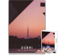 Puzzle de 1000 pièces pour Adultes, Puzzle Dubai Impossible Game, Cadeau pour Femmes, Jouet Anti-Stress, Dimensions 38x26cm