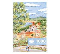 Puzzle de 1000 pièces pour adultes, puzzle MOMIBOOK pour une promenade, peinture d'image, cadeau amusant pour femme, soulager le stress, prévenir la démence sénile, améliorer les compétences de