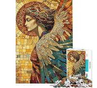 Puzzle de 1000 pièces pour Adultes Puzzle mosaïque d'anges Jeu Manuel Idéal pour se détendre à la Maison Cadeau Unique pour Un Anniversaire ou Noël (Dimensions 38x26cm)