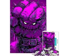 Puzzle de 1000 pièces pour Adultes Puzzle « Poing du Monstre Violet Jeu Manuel Idéal pour se détendre à la Maison Cadeau Unique pour Un Anniversaire ou Noël (Dimensions 50x75cm)