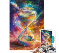 Puzzle de 1000 pièces pour Adultes Puzzles en Forme de sablier Galactique pour Adolescents idéal pour se divertir à la Maison stimuler Son Cerveau Cadeau d'anniversaire Original (Taille 38x52cm)