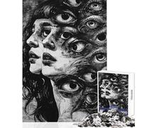 Puzzle de 1000 pièces pour Adultes Qui suis-Je ? Jeu éducatif Jouet d'apprentissage Convient pour la décoration de Bureau (38x52cm)