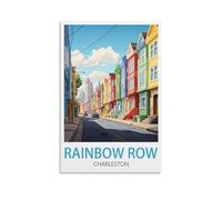 Puzzle de 1000 pièces pour Adultes, Rainbow Row Charleston, Puzzle en Papier, Illustration, Jouet éducatif et intellectuel, Cadeau, 70 x 50 cm