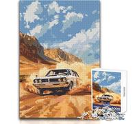 Puzzle de 1000 pièces pour Adultes - Rallye du désert - Idéal pour se détendre et se Relaxer - Assemblage précis - Dimensions:50x75cm