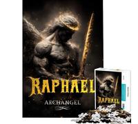 Puzzle de 1000 pièces pour Adultes Raphaël Archange avec Son épée Activités Amusantes à la Maison Cadeaux pour Femmes Jeux divertissants à partir de 14 Ans (38x52cm)