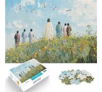 Puzzle de 1000 pièces pour Adultes Regardez Les Oiseaux de la Bible de Jésus Impossible Renforcer l'amour Entre Les Couples 75x50cm