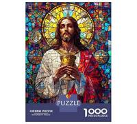 Puzzle De 1000 Pièces pour Adultes Religion Poster4 Puzzle Casse-tête Jeu De Rapidité des Mains pour Les Joueurs 38x26cm/1000pcs
