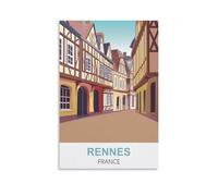 Puzzle de 1000 pièces pour Adultes, Rennes, France, Puzzle en Papier, œuvre d'art, Jouet éducatif et intellectuel, Cadeau, 70 x 50 cm