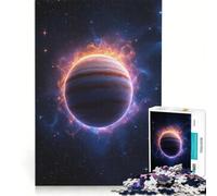 Puzzle de 1000 pièces pour Adultes représentant Jupiter avec Son Champ d'énergie dans l'espace Jouet à Monter soi-même Assemblage de Motifs Collection d'artistes Beaux-Arts 38x52cm