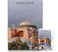 Puzzle de 1000 pièces pour Adultes, représentant la basilique Sainte-Sophie Jeu Impossible, décoration intérieure, Cadeau d'anniversaire, Dimensions 50x75cm
