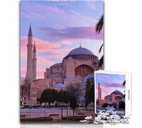 Puzzle de 1000 pièces pour Adultes, représentant la basilique Sainte-Sophie Jeu Impossible, idéal pour la décoration intérieure ou comme Cadeau d'anniversaire Dimensions 38x52cm
