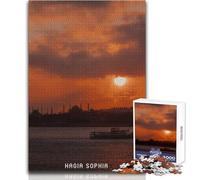 Puzzle de 1000 pièces pour Adultes, représentant la basilique Sainte-Sophie Jeu Impossible, idéal pour la décoration intérieure ou comme Cadeau d'anniversaire Dimensions 38x52cm