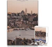 Puzzle de 1000 pièces pour Adultes, représentant la basilique Sainte-Sophie Jeu Impossible, idéal pour la décoration intérieure ou comme Cadeau d'anniversaire Dimensions 38x52cm