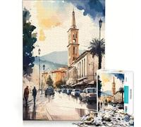 Puzzle de 1000 pièces pour Adultes, représentant la Capitale de la Bulgarie Jeu Relaxant, Stimulant et Difficile, Cadeau d'anniversaire Original 38x26cm