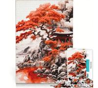 Puzzle de 1000 pièces pour Adultes représentant la pagode du fleuve Rouge Jouet à Monter soi-même Assemblage de Motifs Collection d'artistes Beaux-Arts 50x75cm