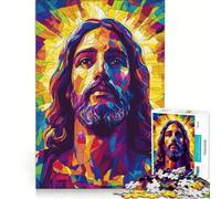 Puzzle de 1000 pièces pour Adultes représentant la Résurrection de Jésus-Christ à Pâques Jeu Manuel décoration Murale Convient également pour Un Bureau 38x52cm