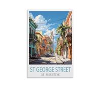 Puzzle de 1000 pièces pour Adultes, représentant la Rue St George à St Augustine. Un Puzzle Stimulant et Difficile, idéal pour décorer Une Maison. Dimensions : 38 x 52 cm.