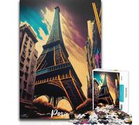 Puzzle de 1000 pièces pour Adultes, représentant la Tour Eiffel à Paris Un défi Stimulant, idéal comme Cadeau d'anniversaire à partir de 14 Ans Dimensions 38x26cm