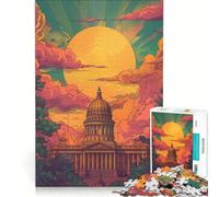 Puzzle de 1000 pièces pour Adultes représentant Le Capitole de l'État du Colorado, Jeu éducatif, Analyse et logique, Cadeau pour Femmes 38x26cm