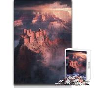Puzzle de 1000 pièces pour Adultes, représentant Le château du Grand Canyon États-Unis Idéal pour des Moments de détente Découpe de Haute précision Dimensions:38x52cm