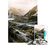 Puzzle de 1000 pièces pour Adultes représentant Le Parc National du Mont Cook Décoration Murale idéale pour Toute la Famille Cadeau Parfait (Dimensions 38x26cm)