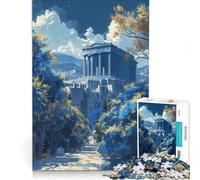 Puzzle de 1000 pièces pour Adultes représentant Le Parthénon en Grèce Jeu de réflexion Cadeau d'anniversaire idéal pour décorer Un Bureau 38x52cm