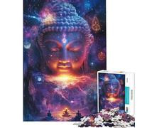 Puzzle de 1000 pièces pour Adultes représentant l'Éveil Divin et la Vision Cosmique du Bouddha Idéal pour Les Adolescents l'assemblage de Motifs l'interaction Parent-Enfant Un Cadeau d'anniversaire