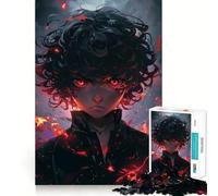 Puzzle de 1000 pièces pour Adultes représentant Un garçon d'anime en colère Activité ludique et stimulante,sans bavures et aux découpes nettes Idéal pour se retrouver Entre Amis (38x26cm)