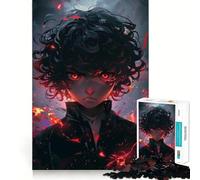 Puzzle de 1000 pièces pour Adultes représentant Un garçon d'anime en colère Activité ludique et stimulante,sans bavures et aux découpes nettes Idéal pour se retrouver Entre Amis (50x75cm)