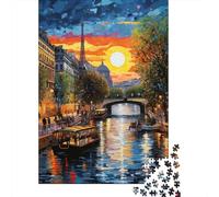Puzzle de 1000 pièces pour Adultes, représentant Un Paysage Urbain et l'architecture. Puzzle en Papier, 38 x 26 cm, idéal comme Cadeau pour Vos Proches.