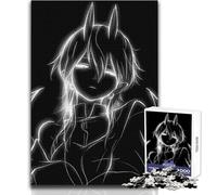 Puzzle de 1000 pièces pour Adultes, représentant Un Personnage d'anime avec Cornes et Ailes Idéal pour des soirées Jeux en Famille, Un Cadeau Amusant et Original Dimensions : 38x26cm