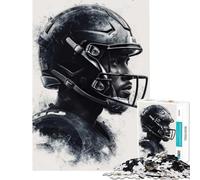 Puzzle de 1000 pièces pour Adultes représentant Un Portrait de Joueur de Football Jeu de précision et de découpe Pratique idéal à partir de 14 Ans (50x75cm)