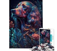 Puzzle de 1000 pièces pour Adultes représentant Un Setter Irlandais Difficile et Stimulant décoration Murale à partir de 14 Ans (38x26cm)