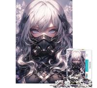 Puzzle de 1000 pièces pour Adultes représentant Une Fille Assassin d'anime pour Un Jeu éducatif Stimulant Une décoration d'intérieur ou Un Cadeau (Dimensions 75x50cm)