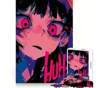 Puzzle de 1000 pièces pour Adultes représentant Une Fille d'anime aux Yeux Rouges Développez Votre logique,amusez-Vous en Toute tranquillité et Profitez d'un Assemblage sécurisé Idée Cadeau Parfaite