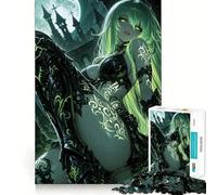 Puzzle de 1000 pièces pour Adultes représentant Une Fille d'anime dans Un Univers de Dark Fantasy Jeu de mémoire,Assemblage sécurisé et Solide,favorisant la création de Liens significatifs (38x52cm)