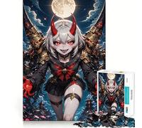 Puzzle de 1000 pièces pour Adultes représentant Une Fille démoniaque et Ses Gardiens dorés Jeu de mémoire et de découpe Fine Finition Premium Un Moyen captivant de Passer Le Temps (38x52cm)