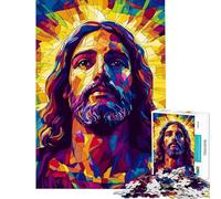 Puzzle de 1000 pièces pour Adultes Résurrection de Jésus-Christ Pâques Jeu de Puzzle pour Adultes Jeux familiaux Amusants et stimulants Cadeau (Dimensions 50x75cm)