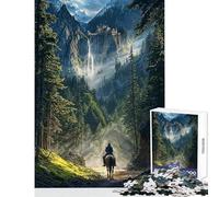 Puzzle de 1000 pièces pour Adultes Retour à la Vallée Cachée Jeux relaxants pour Toute la Famille Jouets Anti-Stress Entraînez Votre Cerveau et Vos Mains (38x26cm)